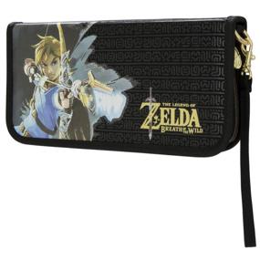img 4 attached to PDP Gaming Zelda Breath Of The Wild Premium Travel Case for Nintendo Switch Console, Accommodates up to 14 Games