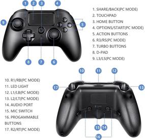 img 3 attached to Controller Wireless Joystick Vibration Compatible