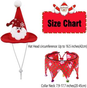 img 2 attached to 🎅 RYPET Cat Christmas Costume - Festive Santa Suit with Bells and Hat for Cats and Small Dogs