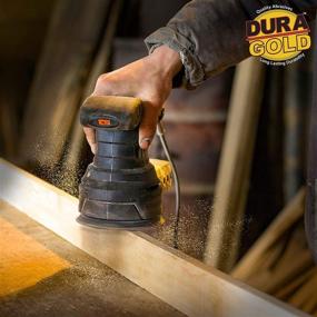 img 1 attached to 📦 Dura-Gold Premium 60-1000 Grit 6" Gold Sandpaper Discs, 17 Hole Pattern Dustless, 5 Each, 50 Total - Hook & Loop Backing for DA Sander, Sanding Automotive, Woodworking