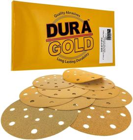 img 4 attached to 📦 Dura-Gold Premium 60-1000 Grit 6" Gold Sandpaper Discs, 17 Hole Pattern Dustless, 5 Each, 50 Total - Hook & Loop Backing for DA Sander, Sanding Automotive, Woodworking