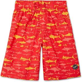 img 3 attached to Speedo Length Boardshort Printed Medieval Boys' Swimwear: Stylish and Functional Beach Attire