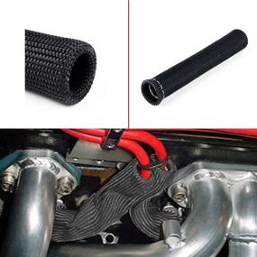 img 3 attached to 🔥 Enhance Performance & Extend Spark Plug Life with YUK Black 1200° Heat Shield Protector Sleeve (8 PCS)