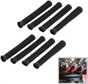 img 2 attached to 🔥 Enhance Performance & Extend Spark Plug Life with YUK Black 1200° Heat Shield Protector Sleeve (8 PCS)