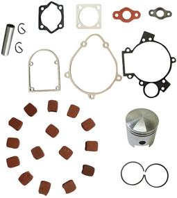 img 1 attached to NAVARME 66cc 80cc Motorized Bike Piston Set, Clutch Pads, and Gasket Set