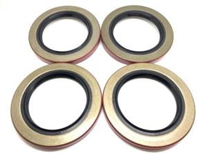 img 2 attached to 🚂 WPS Trailer Hub Wheel Grease Seal 10-36 (22333TB) 2.250'' I.D. for 5200-7000 lb Trailer Axles - Pack of 4