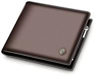 👛 genuine leather wallet clutch by laorentou logo