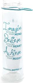 img 2 attached to 💧 Stay Hydrated and Motivated: 30oz Motivational Fitness Water Bottle with Timeline, Goal Marked Times, and Measurements for Daily Water Intake!