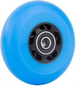 img 1 attached to AOWESM Inline Skate Wheels - 72mm, 76mm, 80mm - Outdoor Roller Blades Replacement Wheel Set (85A, 8 Wheels w/ ABEC-9 Bearings and Spacers)