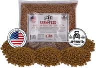 superior 2 pound pellets: family farm and feed pond & lake floating fish food logo