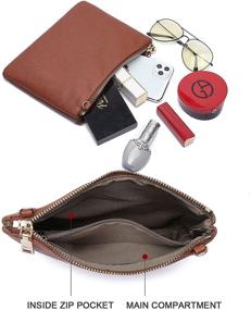img 1 attached to Crossbody Shoulder Handbags Lightweight PU Detachable Women's Handbags & Wallets and Crossbody Bags