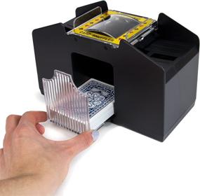 img 1 attached to 🃏 Effortless Card Shuffling: Explore the Jobar Easy Automatic 2 Deck Playing Card Shuffler Machine