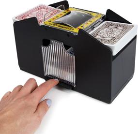 img 2 attached to 🃏 Effortless Card Shuffling: Explore the Jobar Easy Automatic 2 Deck Playing Card Shuffler Machine