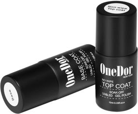 img 3 attached to 💅 Набор гель-лака OneDor Top Coat & Base Coat Polish - UV LED отверждаемый (без снятия верхнего слоя и основного слоя) для снятия