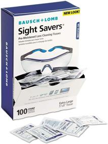 img 1 attached to 🖐️ Sight Savers Premoistened Lens Cleaning Tissues - 100 Tissues per Box
