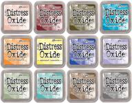 🎨 12 item bundle of tim holtz distress oxide ink – january 2018 edition logo