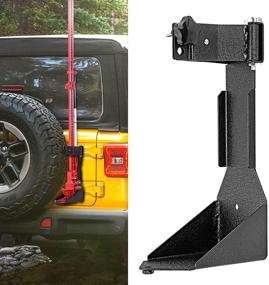 img 4 attached to 🚗 WeiSen High Lift Jack Carrier Mount Compatible with Jeep Wrangler JL (2018-2021)