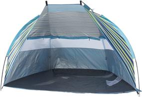 img 2 attached to 🏖️ Texsport Calypso Quick Cabana Beach Sun Shelter Canopy: The Perfect Sun Protection Solution for Your Beach Adventures