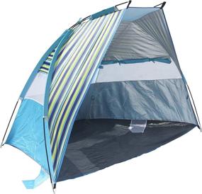 img 4 attached to 🏖️ Texsport Calypso Quick Cabana Beach Sun Shelter Canopy: The Perfect Sun Protection Solution for Your Beach Adventures