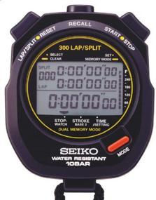 img 1 attached to ⌚ Superior Performance: Seiko S141 300 Memory Stopwatch for Precise Timekeeping