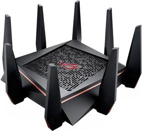 img 4 attached to 🎮 ASUS ROG Rapture WiFi Gaming Router (GT-AC5300): Tri Band Gigabit Wireless, Quad-Core CPU, WTFast Game Accelerator & Lifetime Internet Security