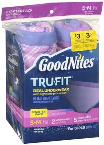 img 3 attached to 📦 Goodnites Durable Underwear Starter Kit for Small/Medium Girls (Ages 4-8), Pack of 7