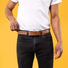 img 1 attached to 👔 Padre Black Men's Accessories: Arcade Leather Belts - A Must-Have Belt