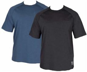 img 2 attached to Прочные элементы 2 упаковки лесного серого мужской одежды для футболок и топов.