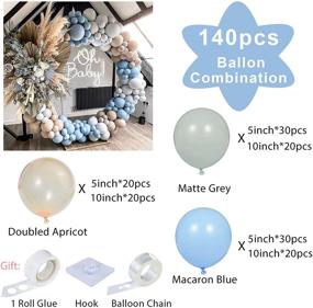 img 3 attached to Balloons Birthday Centerpiece Background Decoration