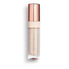 img 4 attached to 💄 Makeup Revolution Cut Crease Canvas: Full Coverage Eyeshadow Base, Medium Skin Tones, Vegan &amp; Cruelty-Free, 0.15 Fl Oz, Innovative Built-In Brush Included