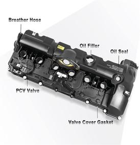 img 2 attached to MOSTPLUS Engine Valve Cover 11127552281 Compatible with BMW E70 E82 E90 E91 Z4 X3 X5 128i 328i 528i