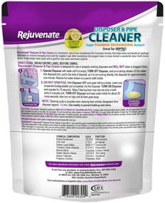 img 3 attached to 🚰 Powerful Foaming Action Garbage Disposal and Drain Pipe Cleaner: Rejuvenate 6 Unit Pack - Lemon Scent, Effectively Removes Odors