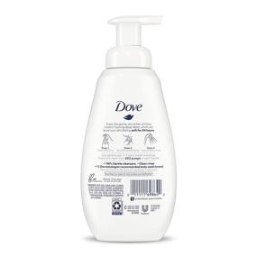 img 3 attached to 🧼 Dove Instant Foaming Body Wash | Softer & Smoother Skin, Sensitive Skin | Washes Away Bacteria, Nourishing | 13.5 oz (Pack of 4)