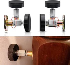 img 4 attached to 🛏️ Set of 4 Bed Frame Anti-Shake Tools with Hex Nut and Adjustable Headboard Stabilizers - Must-Have for Bed Stability, Easy Install