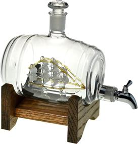 img 4 attached to 🥃 Barrel-Aged Bourbon Whiskey Decanter Ship