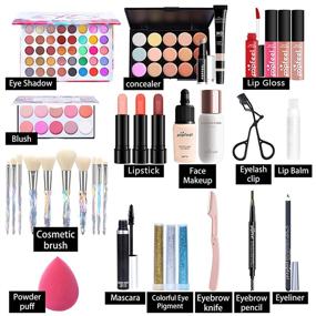 img 2 attached to 🎁 Набор подарков Joyeee All-in-One для макияжа: Ultimate Travel Makeup Kit для подростков и взрослых #17