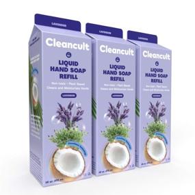 img 4 attached to 🌿 Cleancult Lavender Scent Liquid Hand Soap Refill - 16 oz (3 Pack) | Cruelty-Free, Moisturizing, Biodegradable, Eco-Friendly