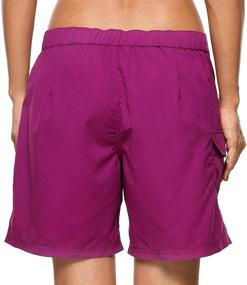 img 3 attached to ATTRACO Women's Long Board Shorts with Tummy Control and High Waist - Perfect for Active Swimwear