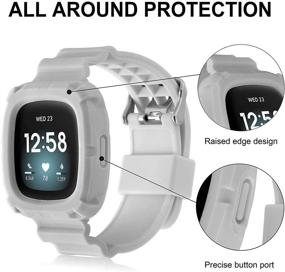 img 2 attached to MOFREE Compatible Protective Replacement Accessories Wearable Technology for Accessories