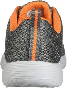 img 2 attached to Skechers DYNA LITE SPEEDFLEET Sneaker - Charcoal Orange Girls' School Uniform Footwear