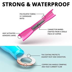 img 1 attached to 💧 Enhanced Waterproof Insulated Electrical Connectors Terminals