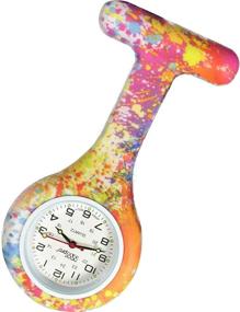 img 2 attached to Silicone Infection Control Women's Watches with Stylish Patterns for Nurses