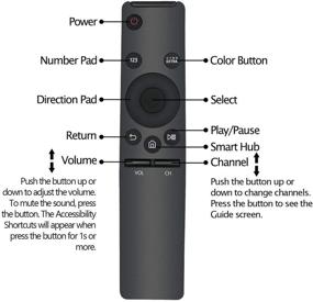 img 3 attached to 📱 Universal Remote Replacement for Samsung 4K UHD 6 Series and 7 Series TVs with BN59-01259B, BN59-01260A, BN59-01259E, BN59-01259D Remotes - 3 Year Warranty