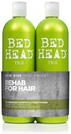 💆 tigi bed head urban antidotes re-energize шампунь - 25.36 унций - упаковка из 2: повысьте вашу волосы энергией логотип