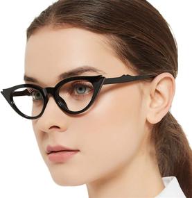 img 3 attached to OCCI CHIARI Cateye Women's Reading Glasses - Stylish Readers 100 150 200 250 300 350