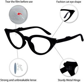 img 1 attached to OCCI CHIARI Cateye Women's Reading Glasses - Stylish Readers 100 150 200 250 300 350