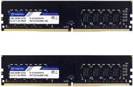 💻 enhance your desktop performance with timetec 32gb ddr4 2133mhz ram module upgrade (2x16gb) - non-ecc, unbuffered, dual rank, 288 pin udimm logo