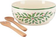 деревянные серверы lenox holiday salad логотип