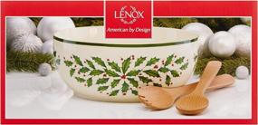 img 3 attached to Деревянные серверы Lenox Holiday Salad