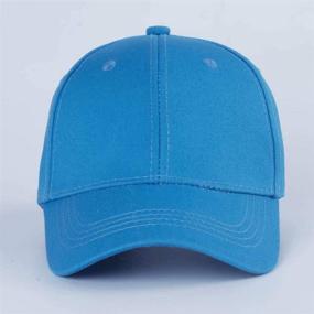img 2 attached to 🧢 Vimfashi Lightweight Hip Hop Hat: Classic Adjustable Plain Baseball Cap for Toddlers